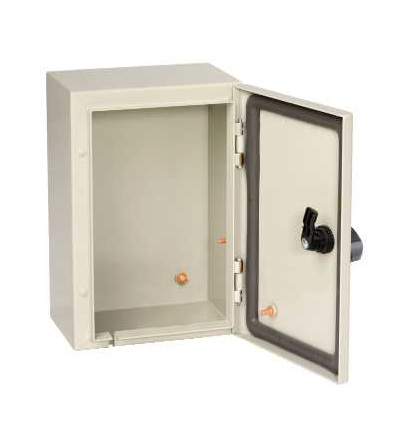 NSYS3DBFL4317 Spacial S3DB H400xW300xD170. IP66, IK10, RAL7035.FL21 cut-out. No CG plate, Schneider Electric