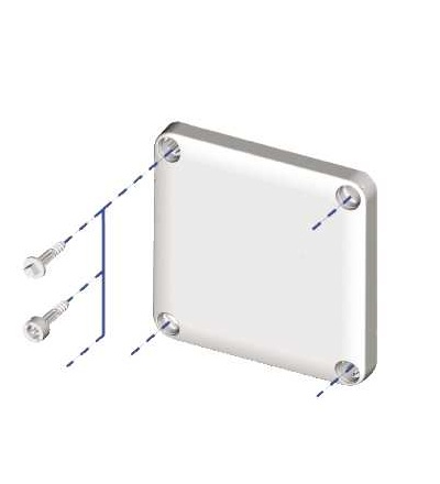 NSYAEDS60TB Plast. šrouby pro skříňky Thalassa s krytem výšky 60mm, Schneider Electric