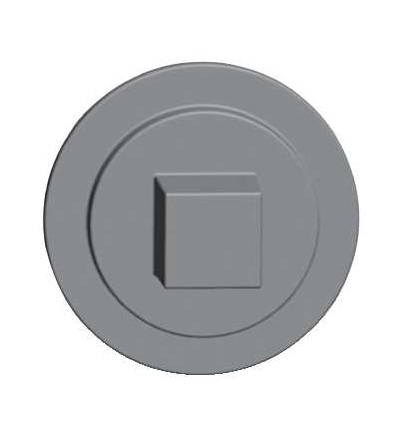 NSYSFLOCKS7 Spacial SF/SM plochý štítek, zámek 7mm čtvercová trn, Schneider Electric