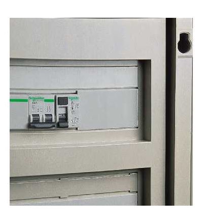 NSYATPUND Zaslepovací deska délka 1100mm, barva RAL 7032,, Schneider Electric