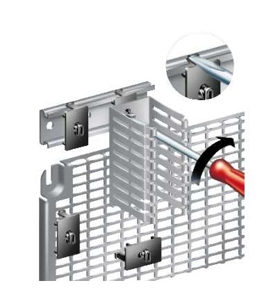 NSYSPC Plastový držák kabelového žlabu. sada: 20 ks, Schneider Electric