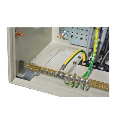 NSYEDCOS Sada 2 držáků pro uzem. sběrnici, Schneider Electric