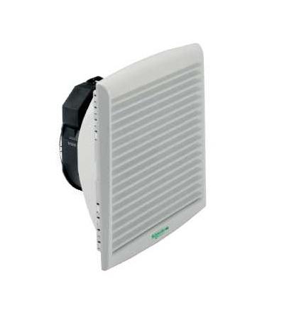 NSYCVF300M24DPF ClimaSys ventilátor IP54, 300m3/h, 24V DC, s výstup. mřížkou a filtrem G2, Schneider Electric