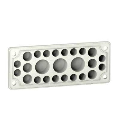 NSYAECPFLA25 Membrána pro kabelové vstupy FL21 s 25 vstupy 3x30mm+6x18mm+16x14mm., Schneider Electric
