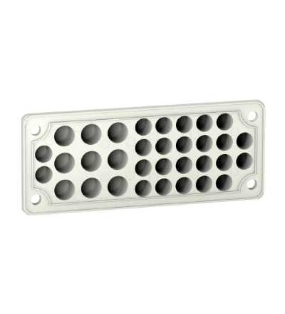 NSYAECPFLA33 Membrána pro kabelové vstupy FL21 s 33 vstupy 9x18mm+24x14mm., Schneider Electric