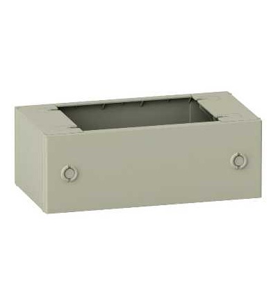 NSYZM253 Polyesterový sokl pro skříň. PLM75 čelní otvírání IP44-IK10 RAL7032, Schneider Electric