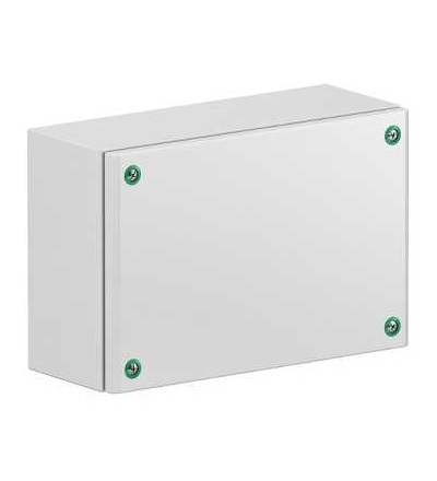 NSYSBM20308 Kovová průmyslová skříňka-plné dveře-200x300x80 IP66 IK10 RAL 7035, Schneider Electric
