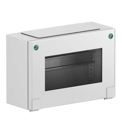 NSYSBMB203012 Průvl. otevíratelný kryt kov. krabic V200xŠ300xH120 IP55 IK08 RAL 7035, Schneider Electric