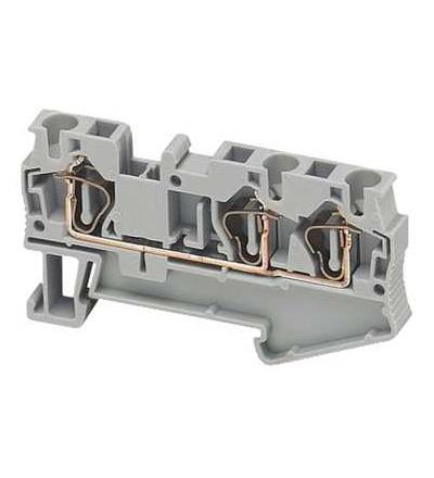 NSYTRR43BL Linergy pružinová svorka, 3 body, 4mm2, modrá, Schneider Electric