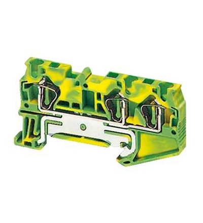 NSYTRR43PE Linergy pružinová svorka, zemnící, 3 body, 4mm2, Schneider Electric