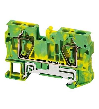 NSYTRR62PE Linergy pružinová svorka, zemnící, 2 body, 6mm2, Schneider Electric