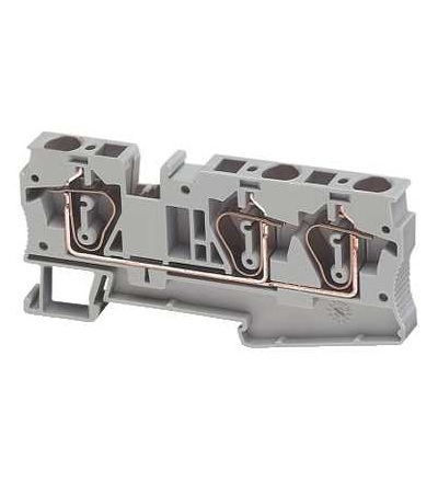 NSYTRR63 Linergy pružinová svorka, 3 body, 6mm2, šedá, Schneider Electric