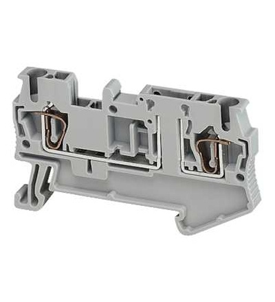 NSYTRR22TB Linergy pružinová svorka rozpojovací, 2 body 4mm2 šedá, Schneider Electric