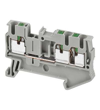 NSYTRP23 Linergy vtlačovací svorka, 3 body, 2,5mm2, šedá, Schneider Electric