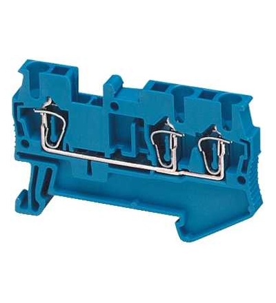 NSYTRR23BL Linergy pružinová svorka, 3 body, 2,5mm2modrá, Schneider Electric