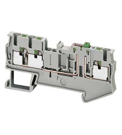 NSYTRP23SC Linergy vtlačovací svorka rozpojovací, 3 body, 2,5mm2 šedá, Schneider Electric
