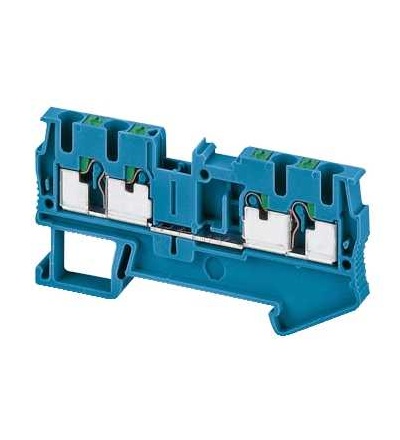NSYTRP24BL Linergy vtlačovací svorka, 4 body, 2,5mm2, modrá, Schneider Electric