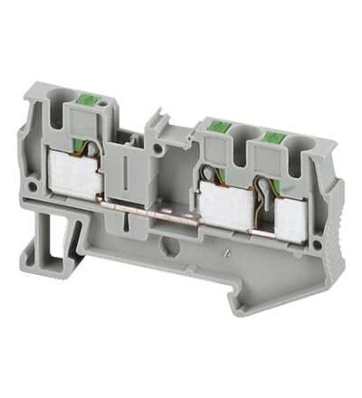 NSYTRP43 Linergy vtlačovací svorka, 3 body, 4mm2, šedá, Schneider Electric