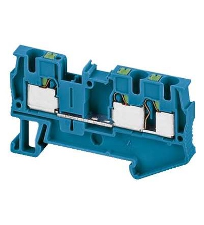 NSYTRP43BL Linergy vtlačovací svorka, 3 body, 4mm2, modrá, Schneider Electric