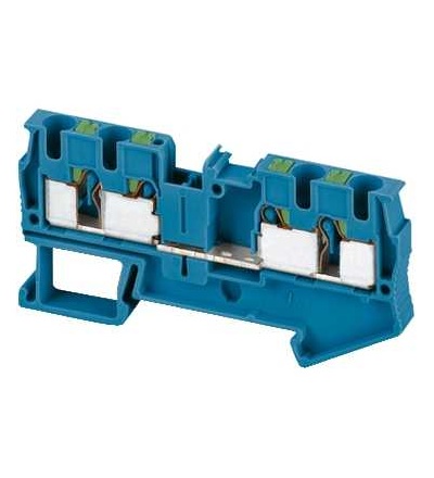 NSYTRP44BL Linergy vtlačovací svorka, 4 body, 4mm2, modrá, Schneider Electric