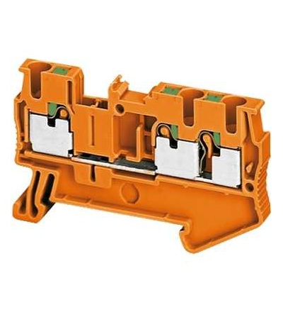 NSYTRP23AR Linergy vtlačovací svorka, 3 body, 2,5mm2, oranžová, Schneider Electric