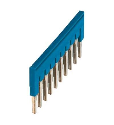 NSYTRAL410BL NSYTR propoj. můstek 10 bodů pro4mm2 svorku modrou, Schneider Electric