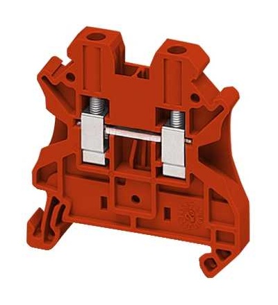 NSYTRV42RD Linergy šroubová svorka, 2 body, 4mm2 červená, Schneider Electric