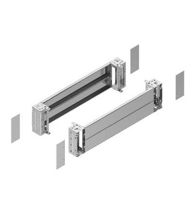 NSYSPFX12200H Spacial, plain front panel plinth W1200 H200 stainless steel 316L, Schneider Electric