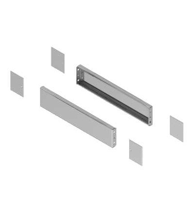 NSYSPSX3100H Spacial , side plinth, H100 D300 stainless steel 316L, Schneider Electric