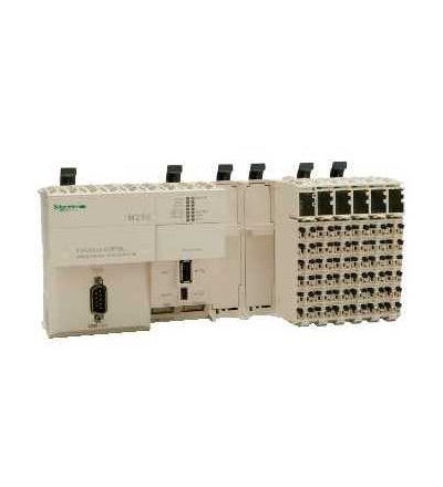 TM258LF42DT4LS0 Compact základna M258, 42+4 I/O, 24 V DC, CANopen, řešení, Schneider Electric