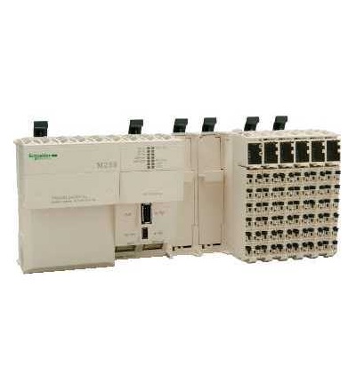 TM258LD42DT4L Compact základna M258-42+4 I/O-24 V DC, Schneider Electric