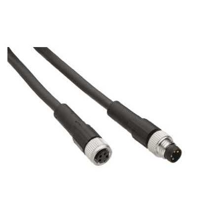 TCSXCN1FNX1E TM7 prodluž. komunikační kabel, přímý, M12B samice-vodič, 1m, Schneider Electric