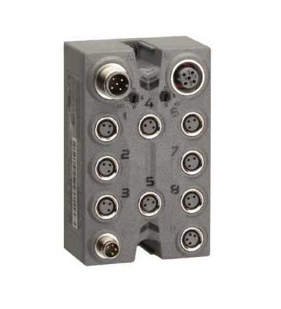 TM7NCOM08B Blok rozhranní CANopen, IP67, 8 I/O, M8, Schneider Electric