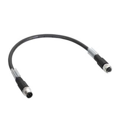 TCSXCN1M1F15E TM7 daisy chain komunikační kabel, přímý, M12B samec-samice, 15m, Schneider Electric
