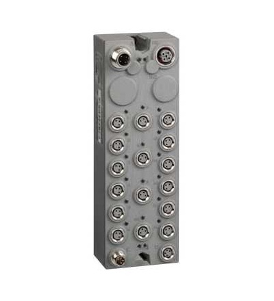 TM7BDM16B Rozšiřující blok, TM7, IP67, 16 DI/DO, 24V DC, 0,5A, M8 konektor, Schneider Electric
