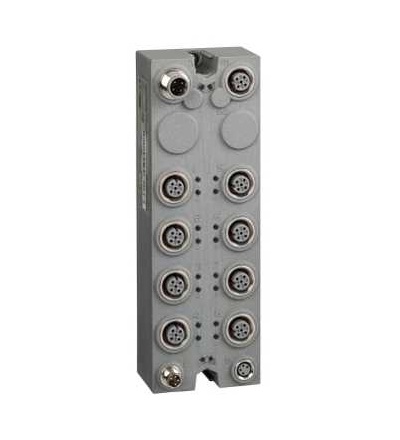 TM7BDM16A Rozšiřující blok, TM7, IP67, 16 DI/DO, 24V DC, 0,5A, M12 konektor, Schneider Electric