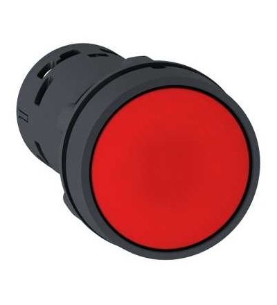 XB7NA42 Ovládač stiskací -s návratem, červený, 1V, Schneider Electric