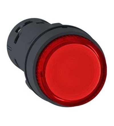 XB7NW34B1 ILLUM. P.B, LED, Spring Rtn -1NO, Red, 24v, Schneider Electric