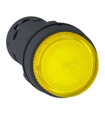 XB7NW38M1 ILLUM. P.B, LED, Spring Rtn -1NO, Yellow, 230v, Schneider Electric