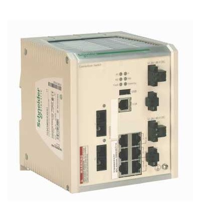 TCSESM063F2CU1C ConneXium extended switch 6TX/2FX-Multi Mode coated, Schneider Electric
