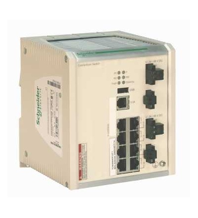 TCSESM083F23F1 ConneXium Extended switch 8TX 10/100 Mbit/s, Schneider Electric