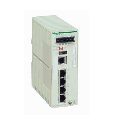TCSESM043F23F0 Ethernet TCP/IP řízený spínač, ConneXium, 4 porty pro měď, Schneider Electric