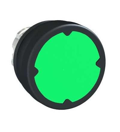 ZB4BC380 Hlava tlačítka pro nepříznivé prostř., zelená, bez ozn., Schneider Electric