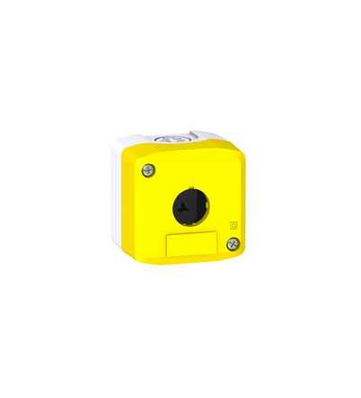 XALFK01 Empty enclosure XALF, for hoistway box, 1 cut-out, ? 22mm, Schneider Electric