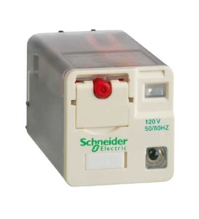 RUMC2AB2P7 Univerzální paticové relé, Zelio RUM, 2 V/Z, 230 V AC, 10A, s LED, Schneider Electric