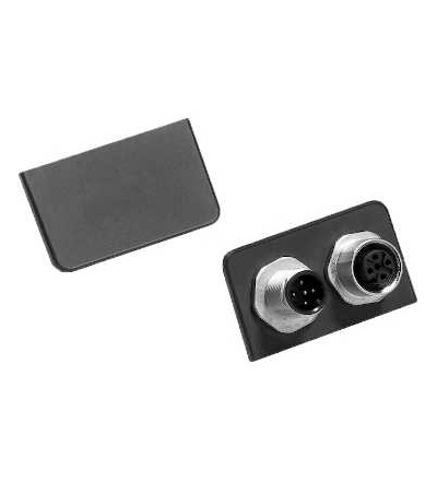 VW3L1R000 Kabelové vstupy pro ILx, 1 samice/samec M12, 5 pin, rozhraní pro nastavení, Schneider Electric