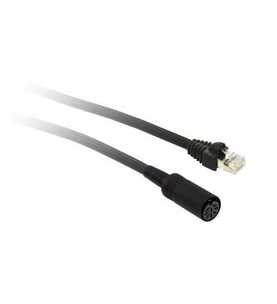 XBTZ9780 Uni-Telway/Modbus propoj. kabel, L = 2,5m, 1 samice mini DIN+1 RJ45, Schneider Electric