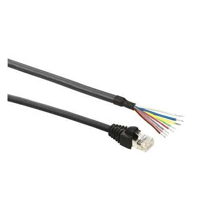 VW3A8306D30 Kabel pro seriovou linku, 1xRJ45 a vodičů na druhém konci, kabel 3m, Schneider Electric