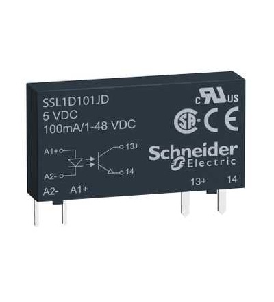 SSL1D101JD 1fázové SSR 48 V DC 100 mA 12 V DC, Schneider Electric