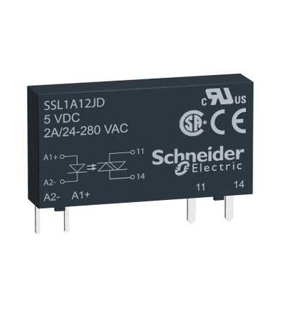 SSL1A12BDR 1fázové SSR 280 V AC 2 A 24 V DC random, Schneider Electric